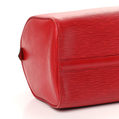 Louis Vuitton Epi Speedy 30 Castillan Red 8 of 10