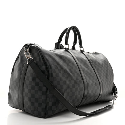 Louis Vuitton Damier Graphite Keepall Bandouliere 55 2 of 14