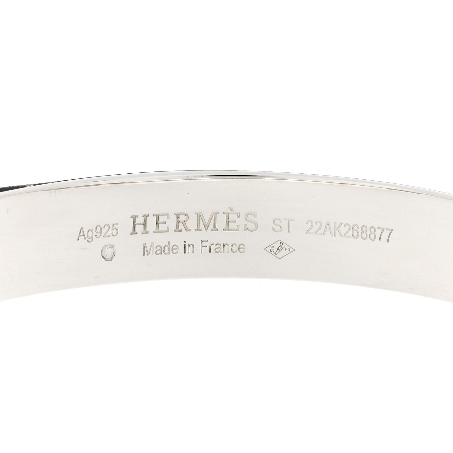 Sterling Silver PM Collier De Chien Bracelet ST