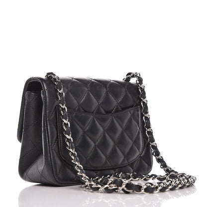 Chanel Lambskin Quilted Mini Square Flap Black 3 of 12