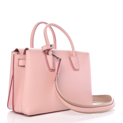 MCM Grained Calfskin Medium Milla Tote Pink Blush 4 of 8