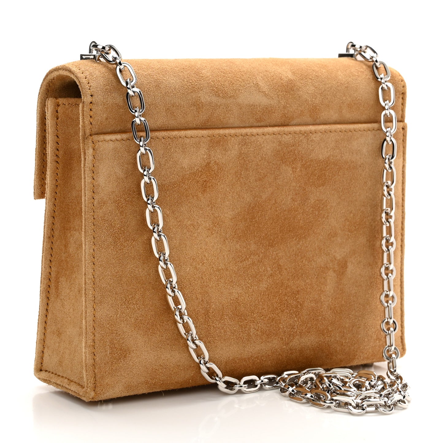 Veau Doblis Mini Verrou Chaine Bag Ocre