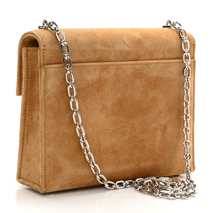 Hermes Veau Doblis Mini Verrou Chaine Bag Ocre 2 of 9