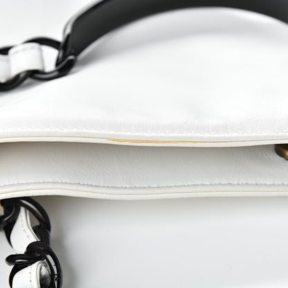 Chanel Calfskin Chain CC Small Tote White 18 of 22