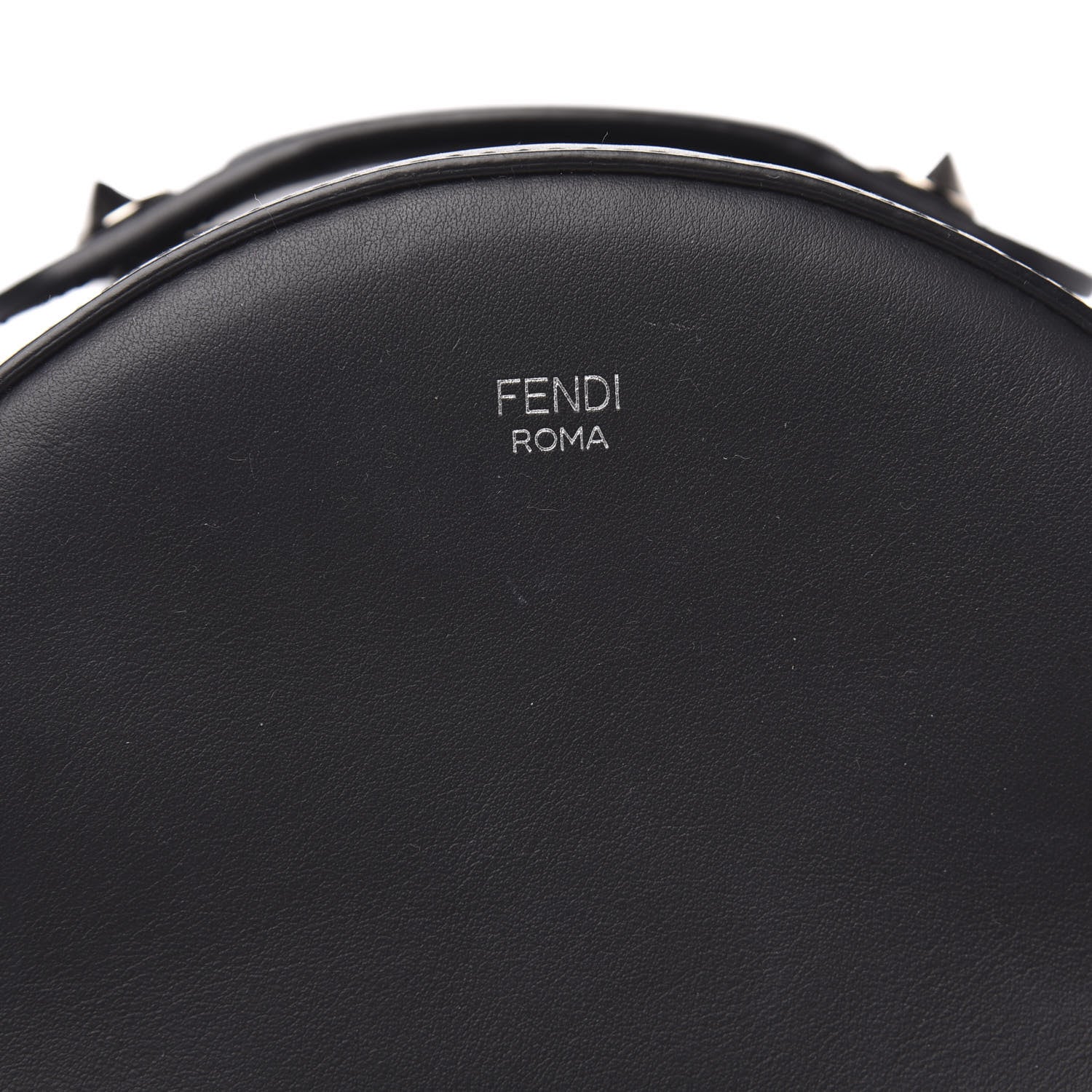 Fendi Vitello Century Fun Fair Metal Studded Mini Backpack Black Multicolor 10 of 10