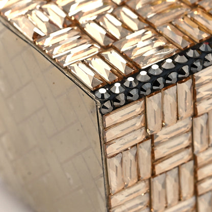 Judith Leiber Crystal Butterfly Hot Air Balloon Minaudiere Clutch Champagne Multicolor 11 of 11
