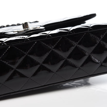 Chanel Patent Quilted Medium Double Flap Black 10 of 13