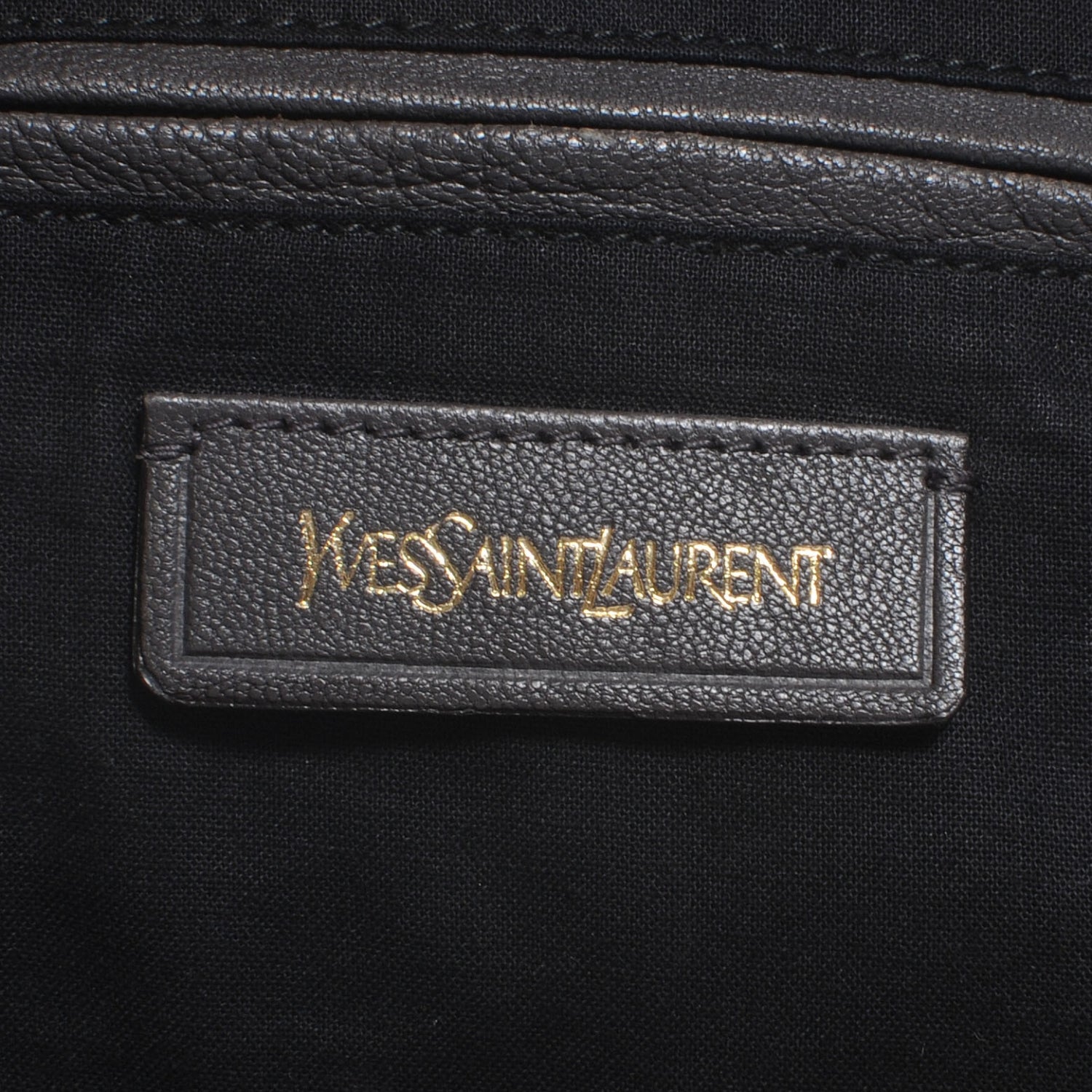 Saint Laurent Leather Large Cabas Chyc Grey 7 of 8