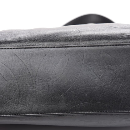 Chanel Lambskin CC Tote Black 10 of 15