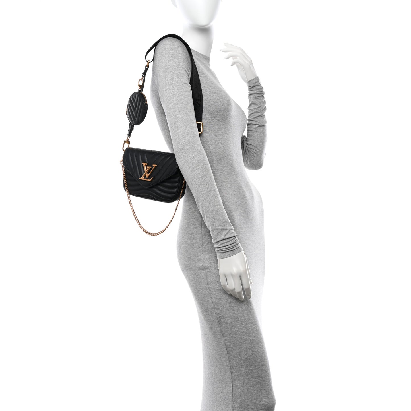 Calfskin New Wave Multi Pochette Black