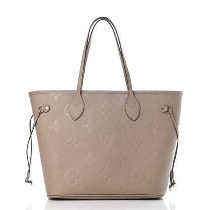 Louis Vuitton Empreinte Monogram Giant Neverfull MM Tourterelle 3 of 12