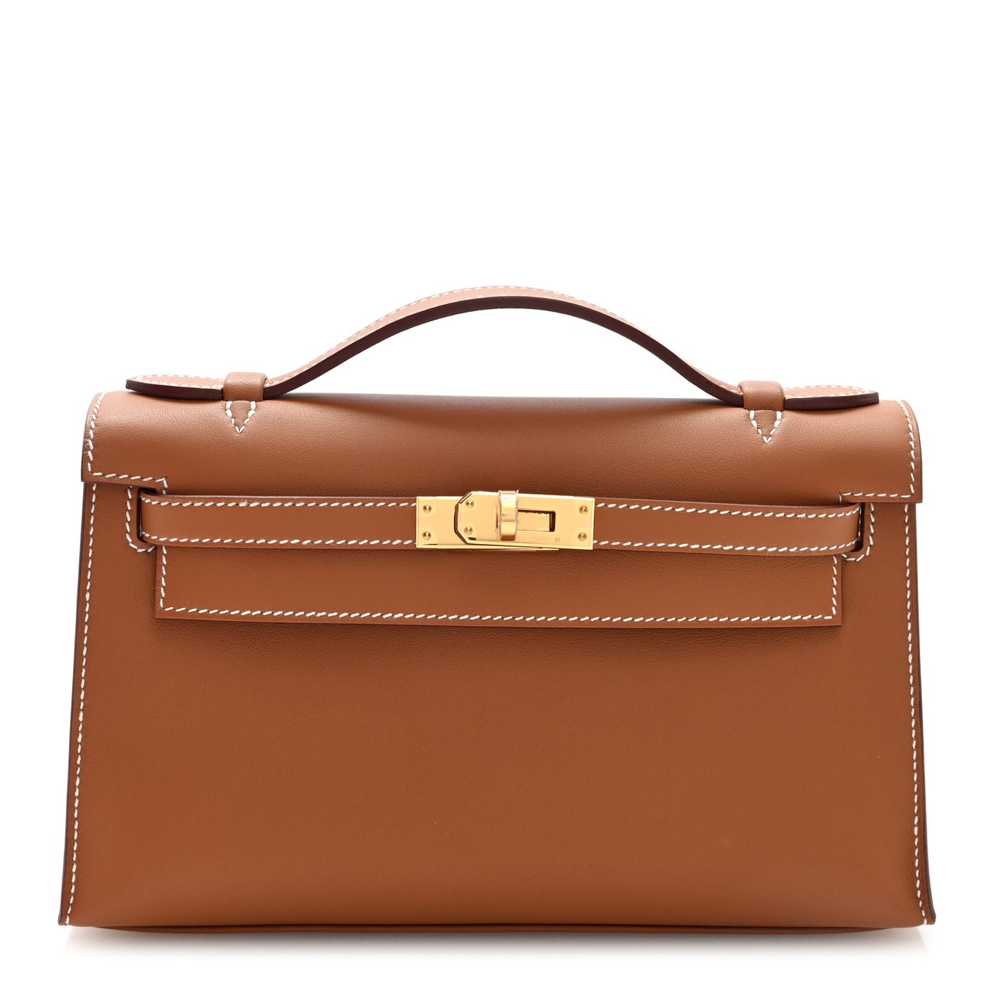 Swift Kelly Pochette Clutch Gold