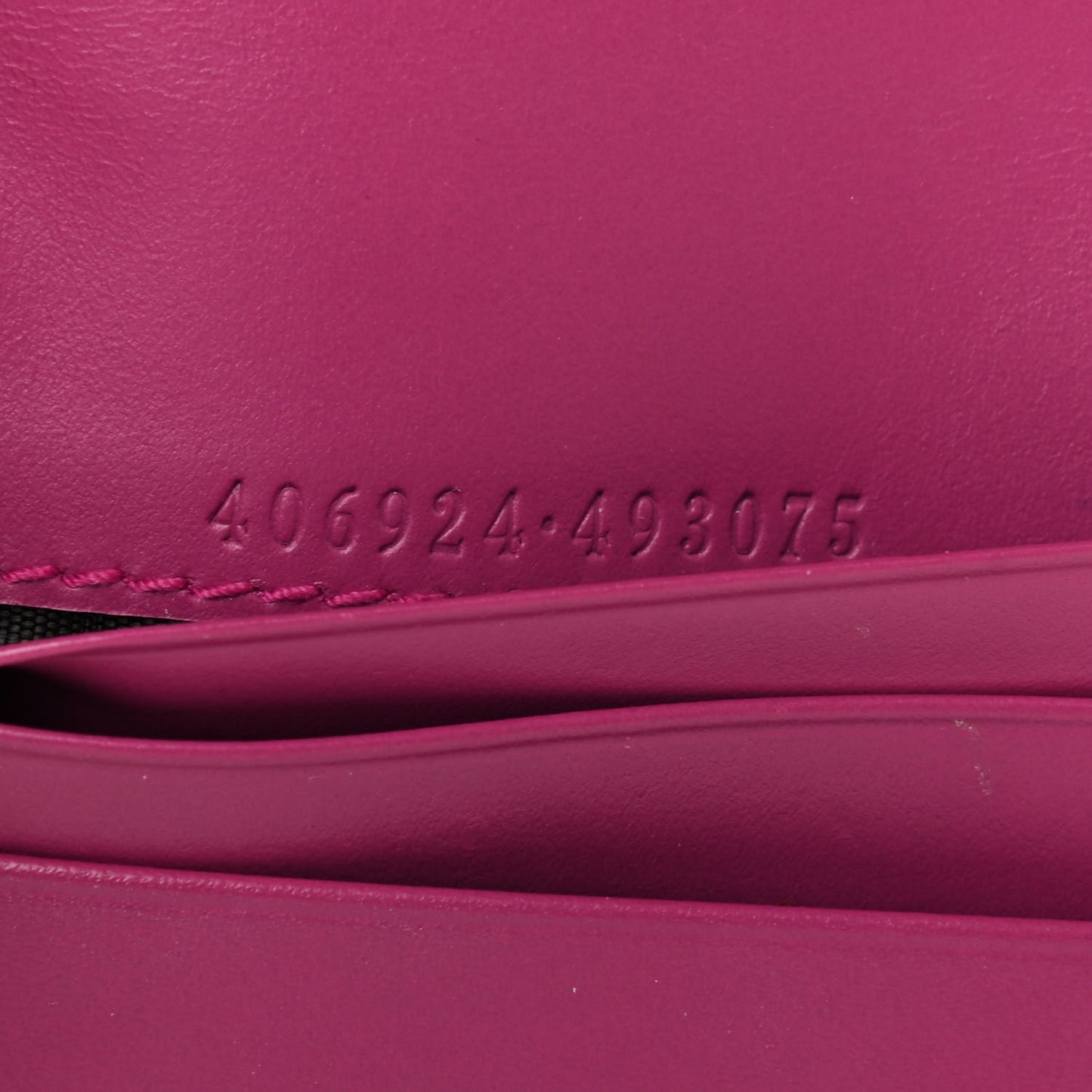 Guccissima Signature Bowy Card Case Wallet Purple
