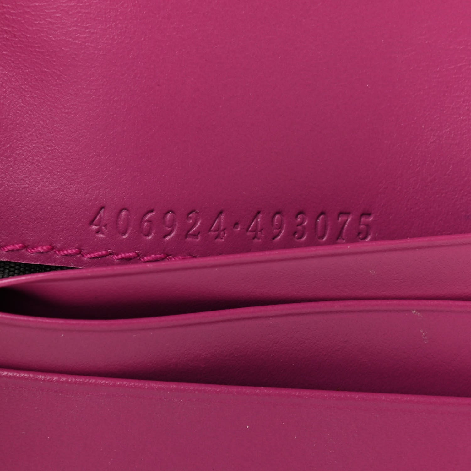 Gucci Guccissima Signature Bowy Card Case Wallet Purple 7 of 7