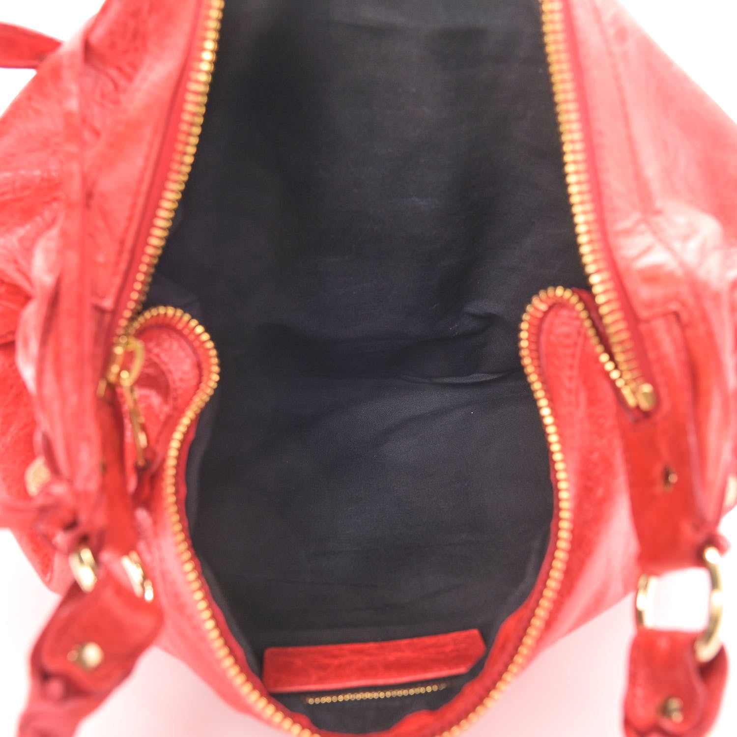 Balenciaga Agneau Giant 21 Gold Hardware Hobo Vermillion 5 of 11