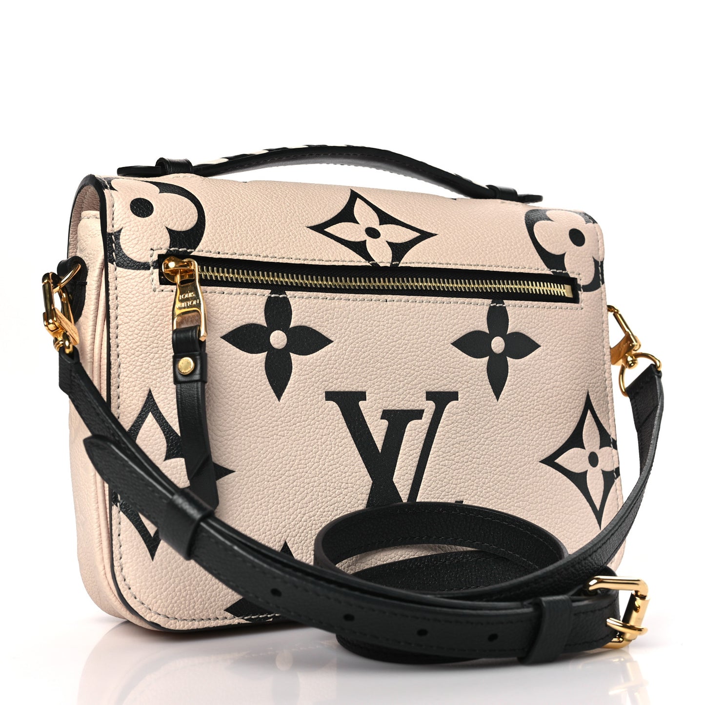 Empreinte Monogram Giant Crafty Pochette Metis Creme Black
