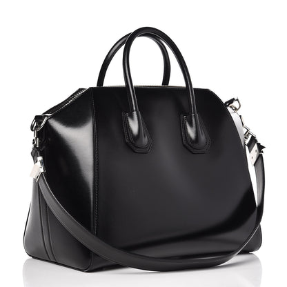 Givenchy Shiny Lord Calfskin Medium Antigona Black 3 of 10