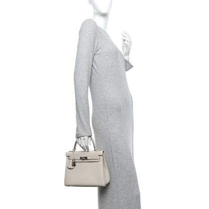 Hermes Togo Kelly Retourne 25 Beton Gris Asphalte 2 of 11