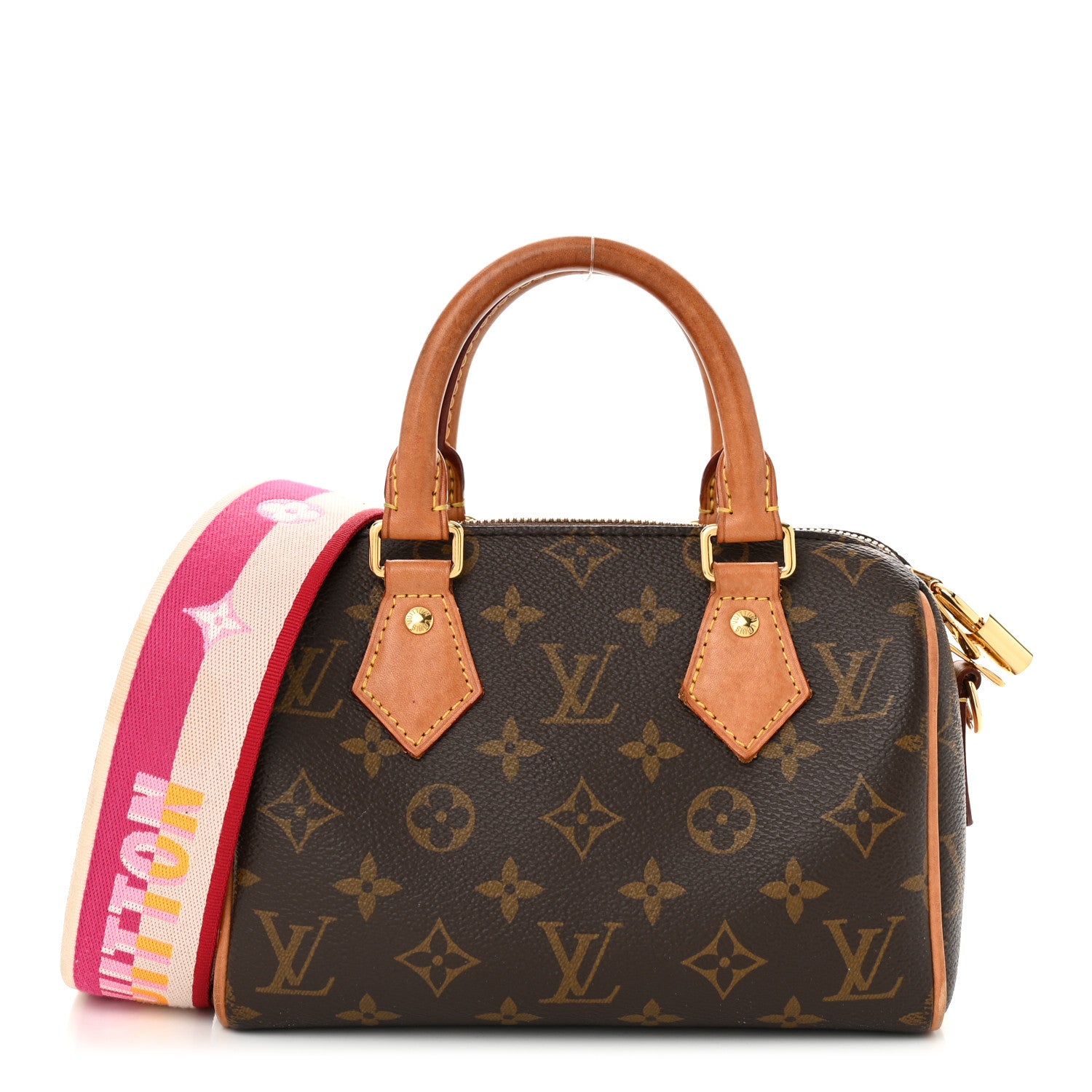 Louis Vuitton Monogram Speedy Bandouliere 20 Fuchsia 1 of 9