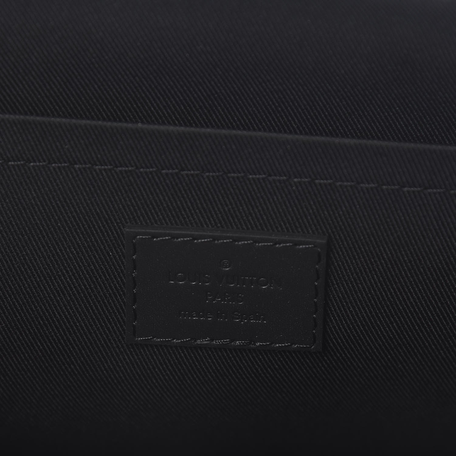 Louis Vuitton Calfskin Monogram Shadow Discovery Pochette Black 6 of 9