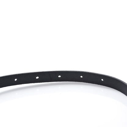 Louis Vuitton Calfskin Skinny Belt 92 Black 5 of 8