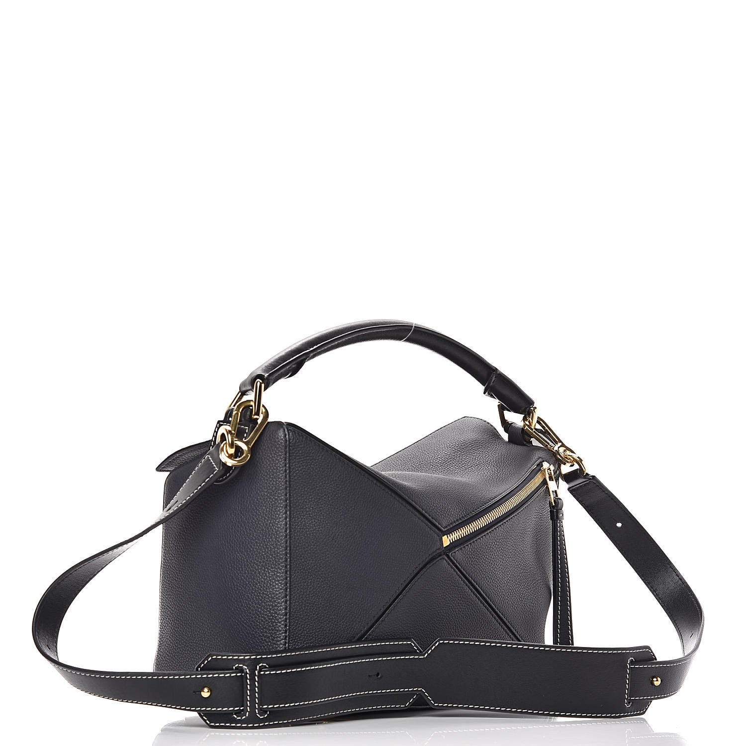 Loewe Calfskin Puzzle Bag Midnight 3 of 13