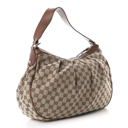 Gucci Monogram Medium Sukey Hobo Brown 4 of 11