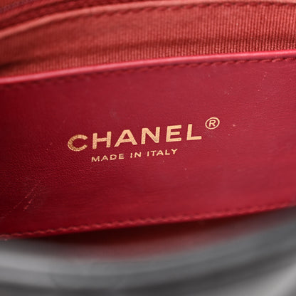 Chanel Lambskin Quilted Chain Flap Black 6 of 11