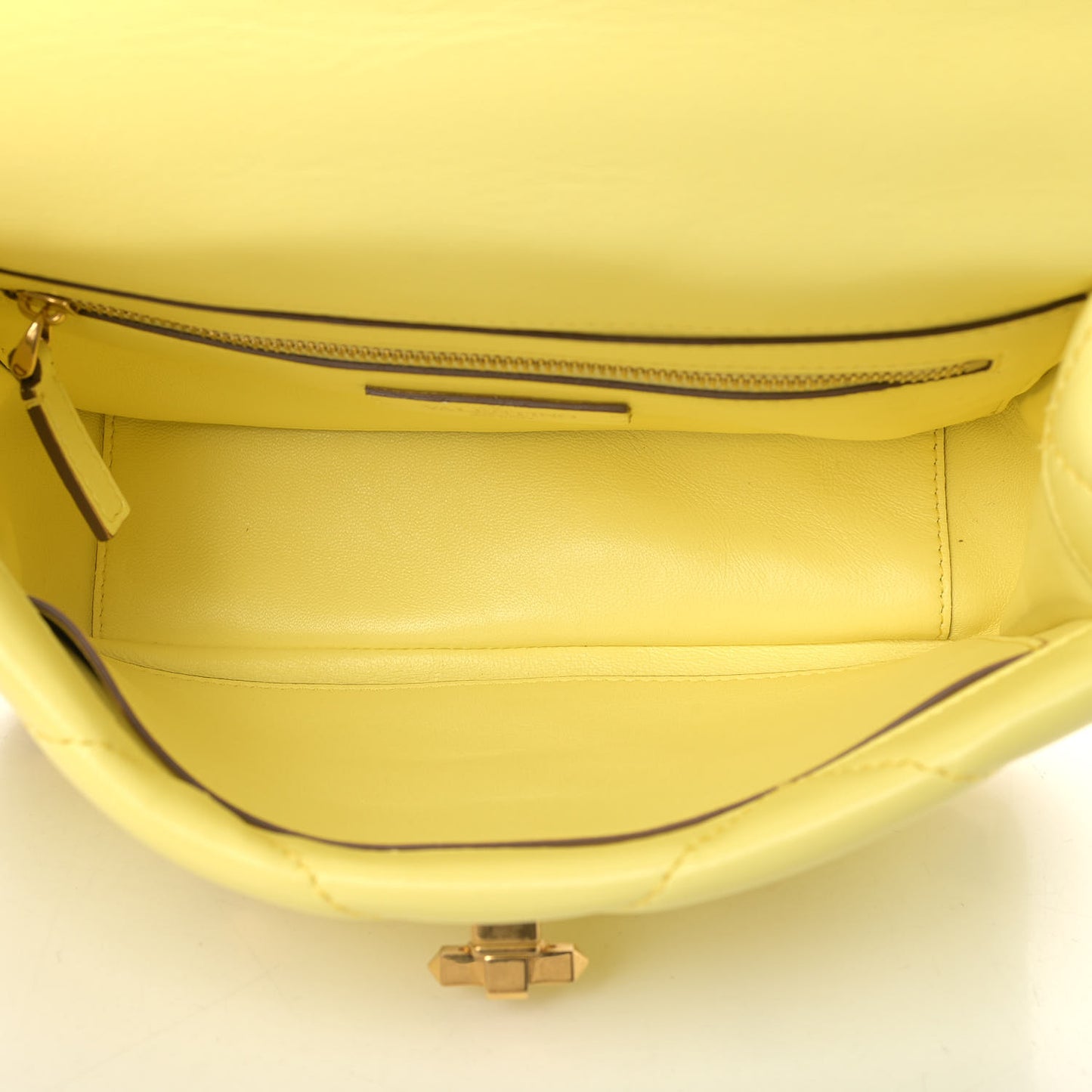 Nappa Medium Roman Stud Shoulder Bag Lime Sorbet