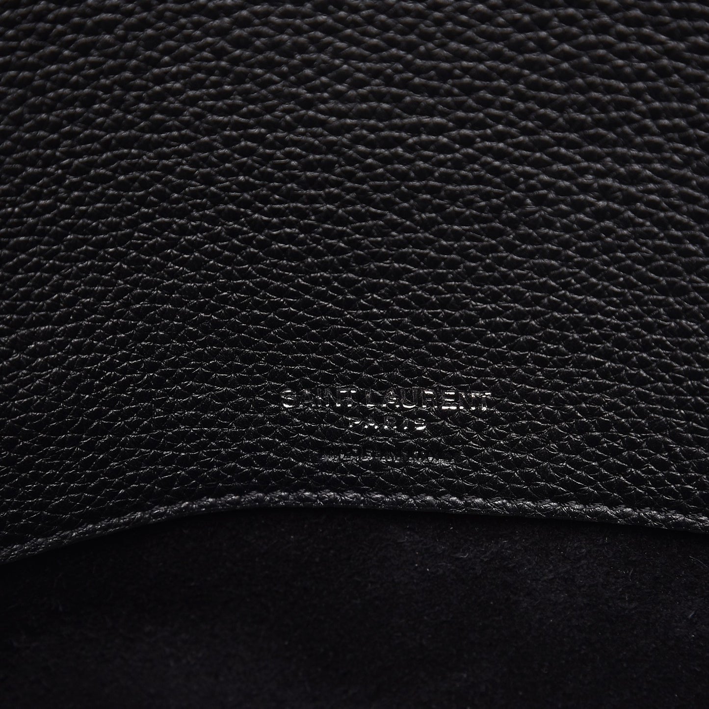 Grained Calfskin Small Supple Sac De Jour Black