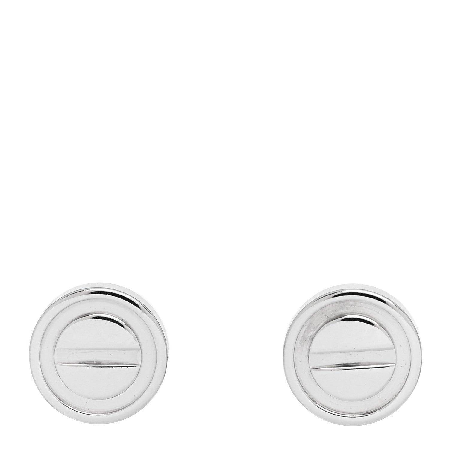 Cartier 18K White Gold LOVE Earrings 1 of 4