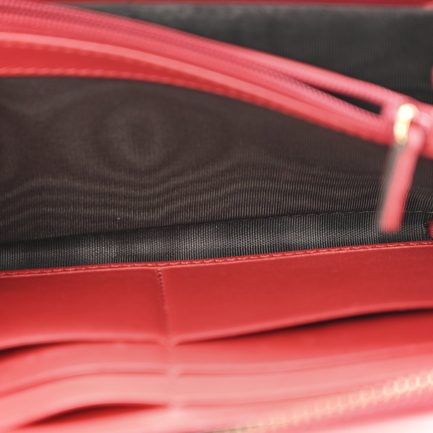Gucci Calfskin Matelasse GG Marmont Zip Around Wallet Hibiscus Red 6 of 13