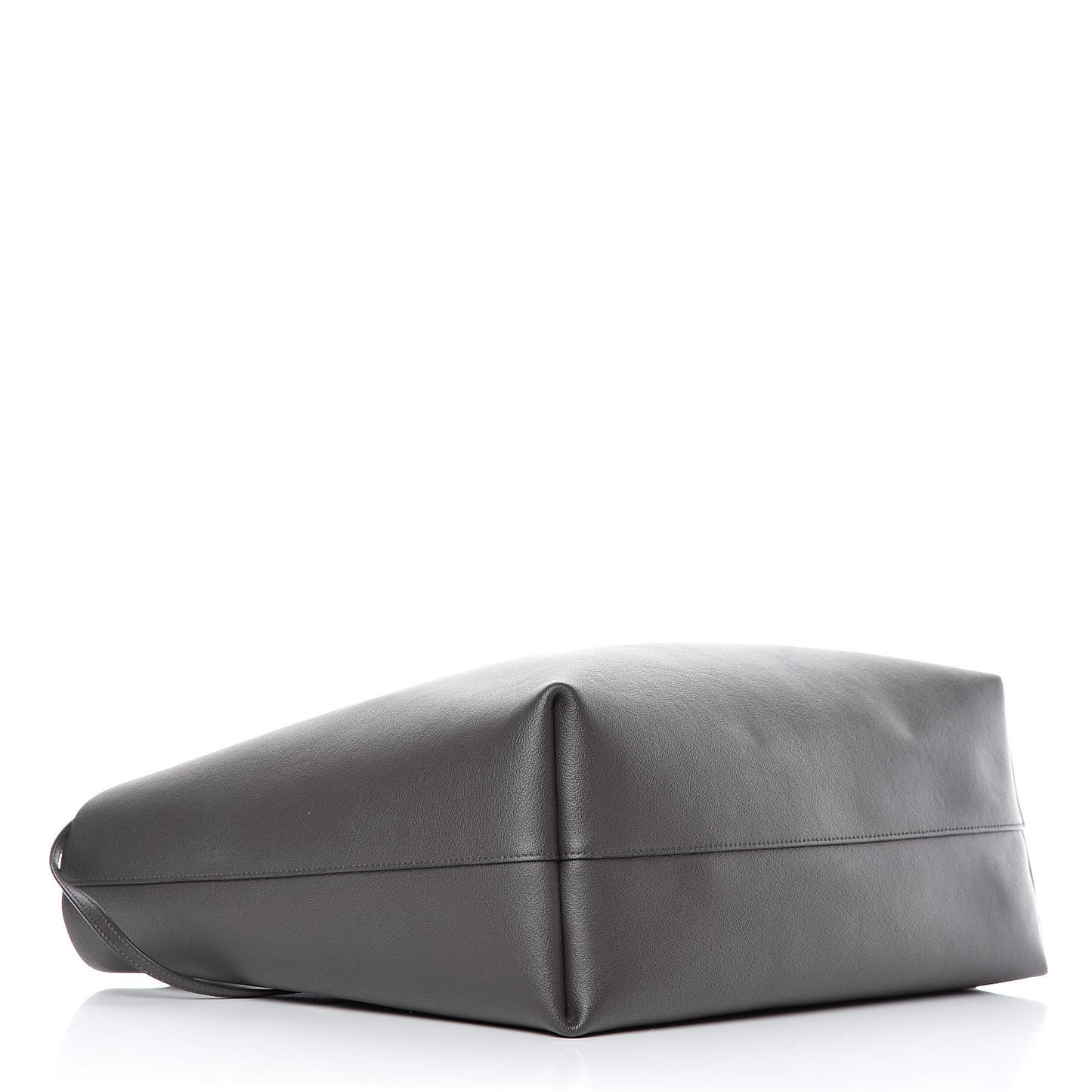 Calfskin Large Shopping Tote Dark Grey