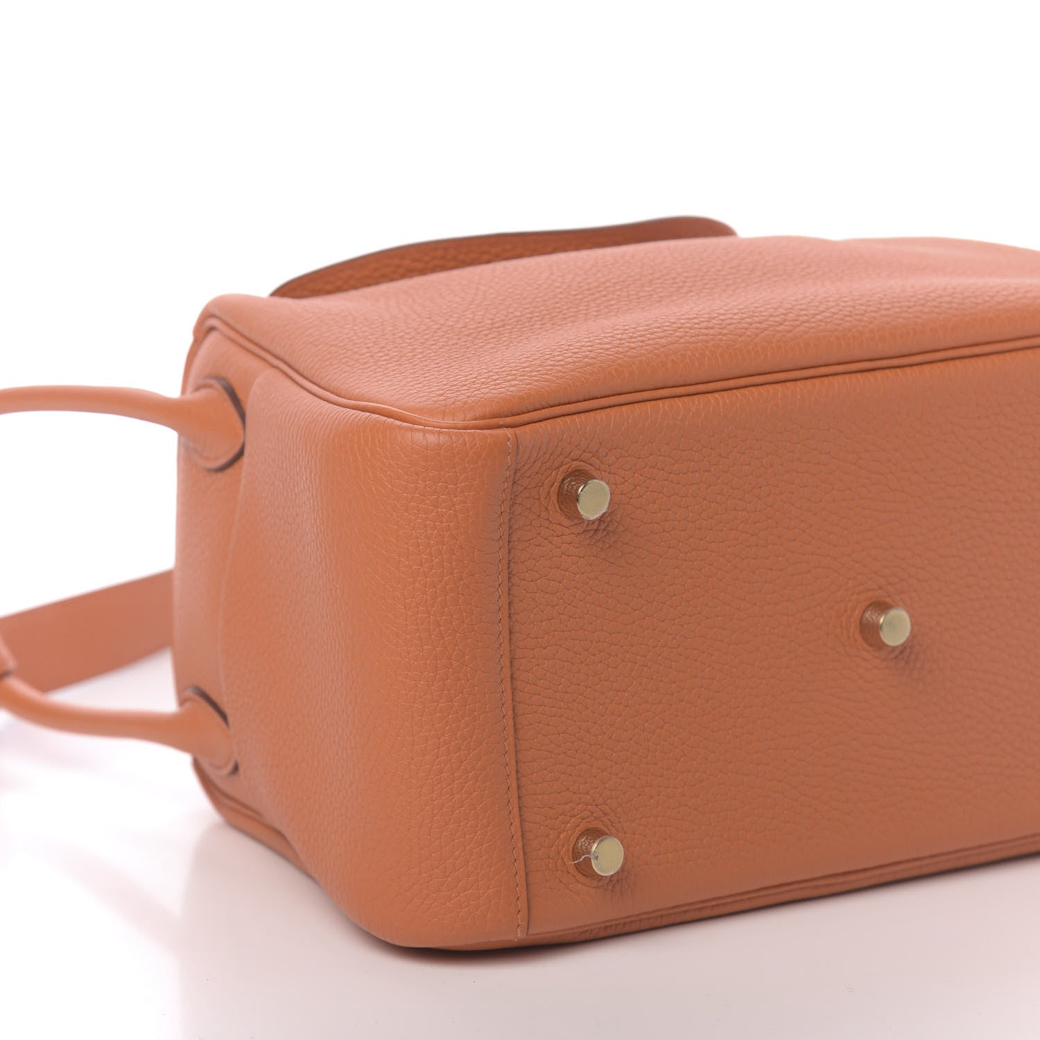 Hermes Taurillon Clemence Lindy 26 Orange 9 of 11