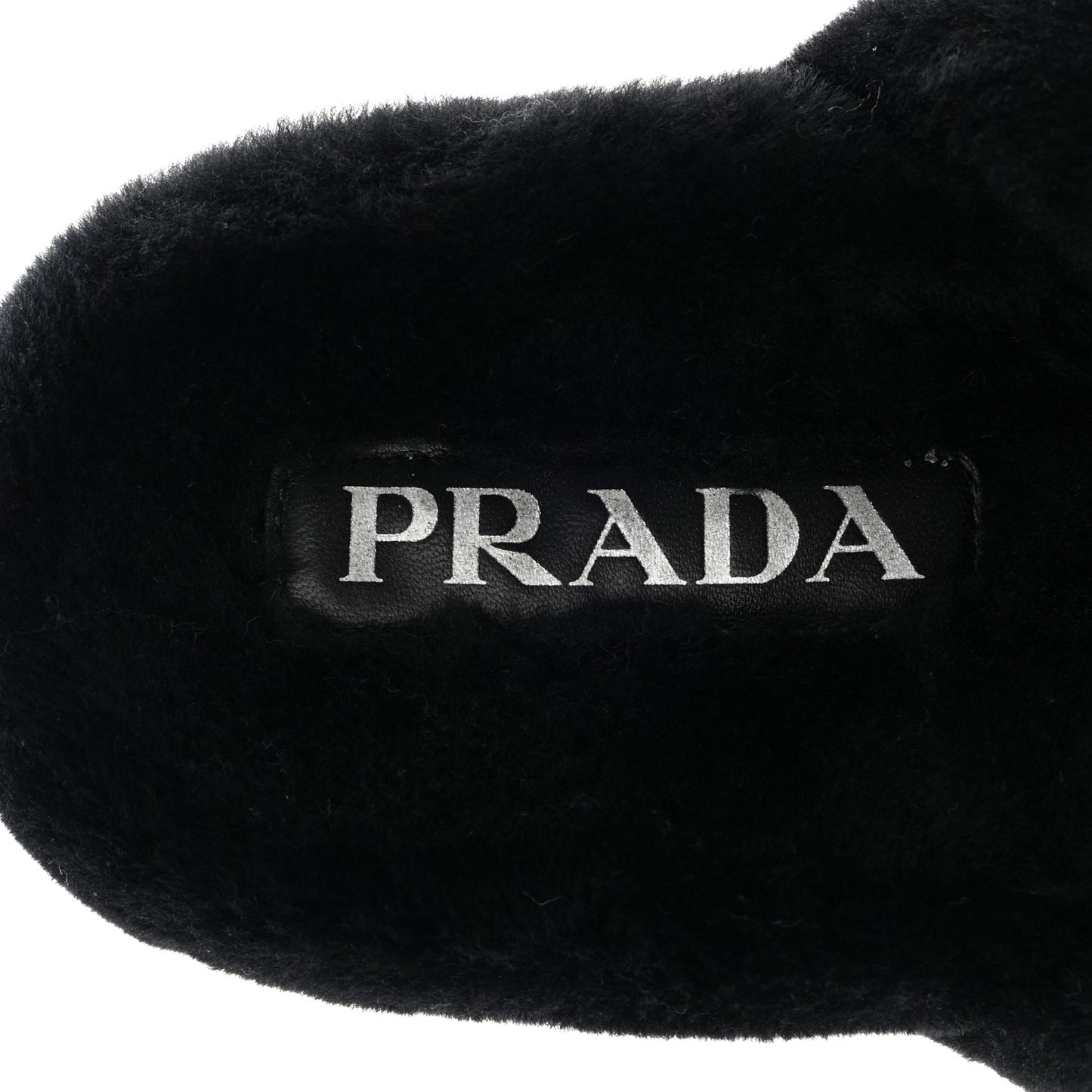 Montone Metal Triangle Logo 20mm Slippers 9 Black