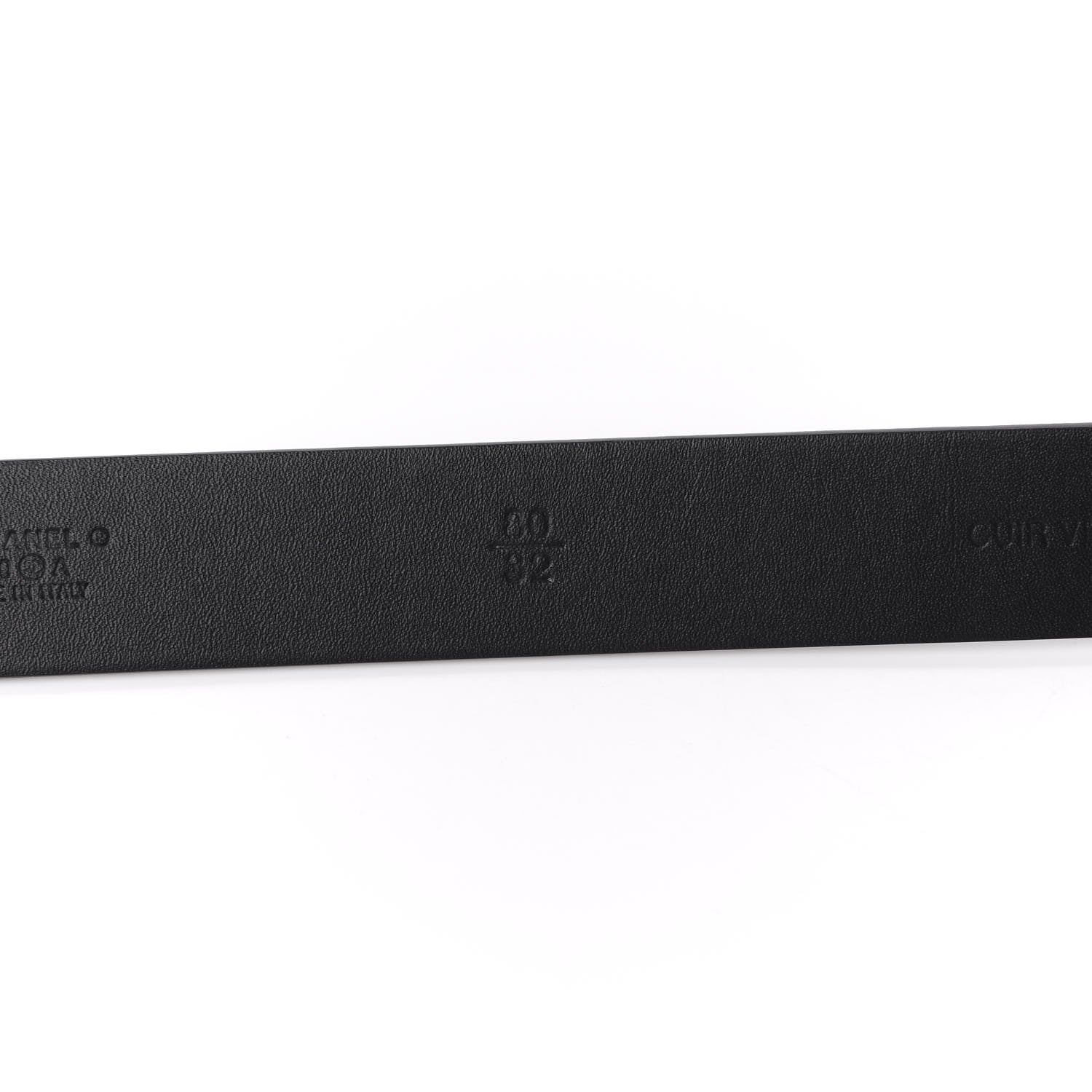 Chanel Calfskin Paris CC Belt 80 or 32 Black 4 of 9