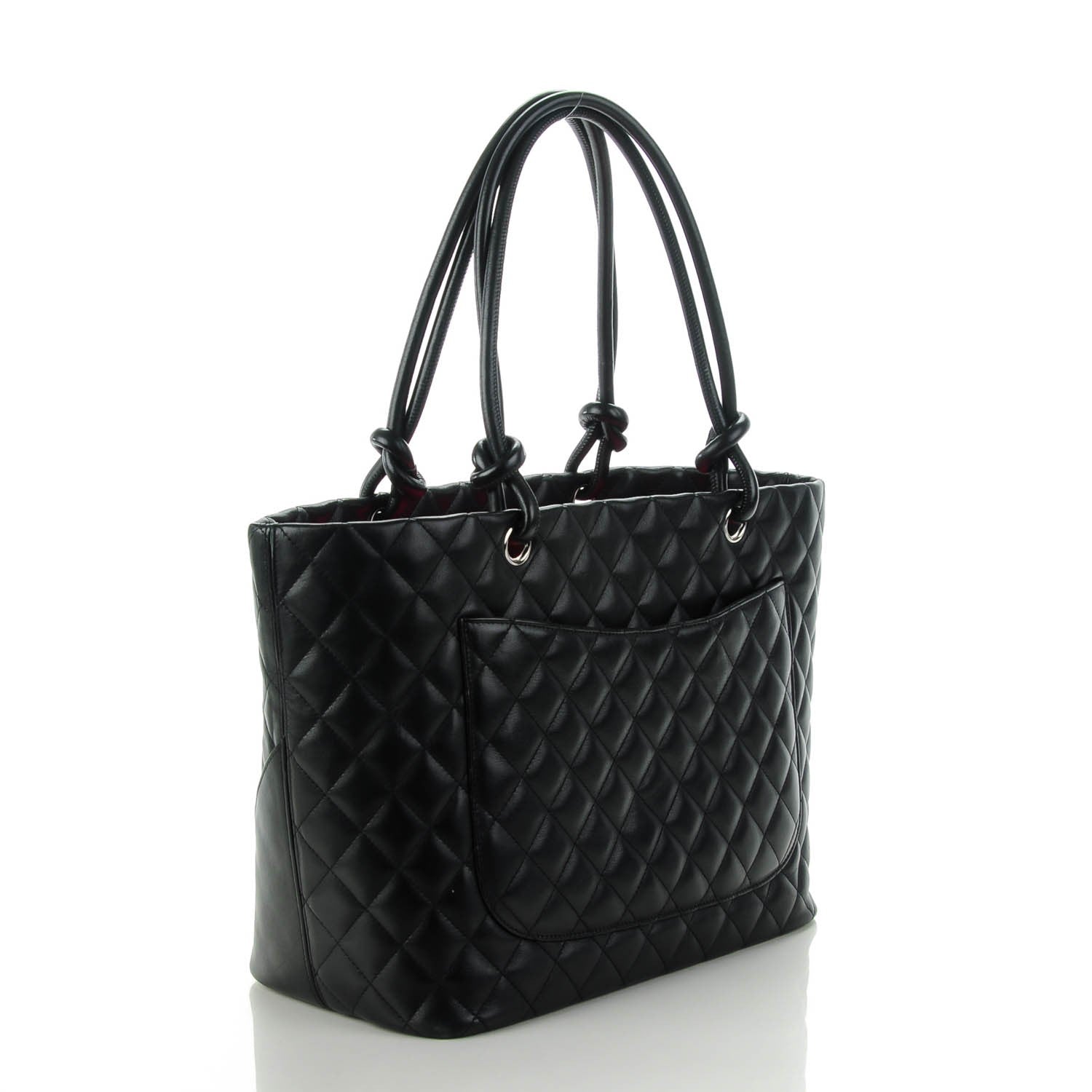 Chanel Calfskin Quilted Large Cambon Tote Black 3 of 7