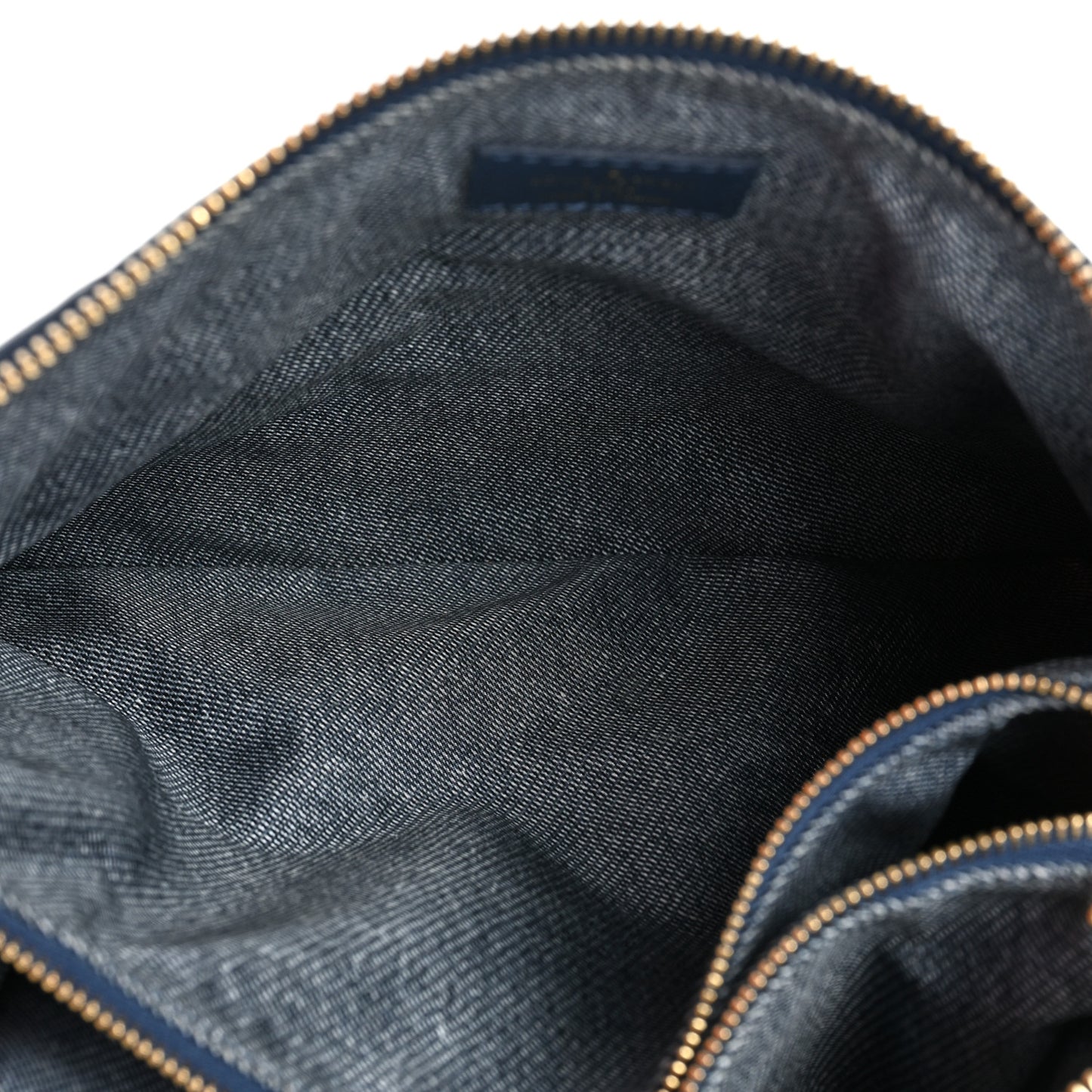 Lambskin Embossed Monogram Coussin PM Denim Blue