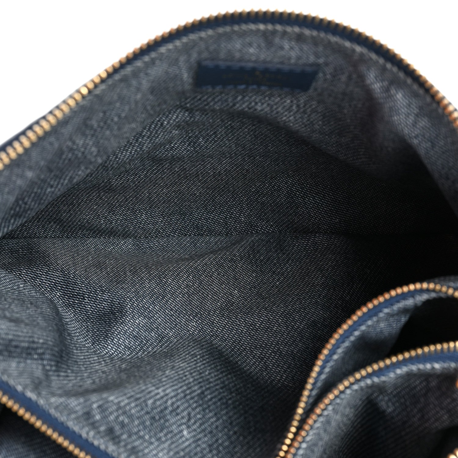 Louis Vuitton Lambskin Embossed Monogram Coussin PM Denim Blue 7 of 15