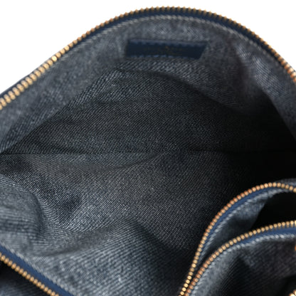 Louis Vuitton Lambskin Embossed Monogram Coussin PM Denim Blue 7 of 15