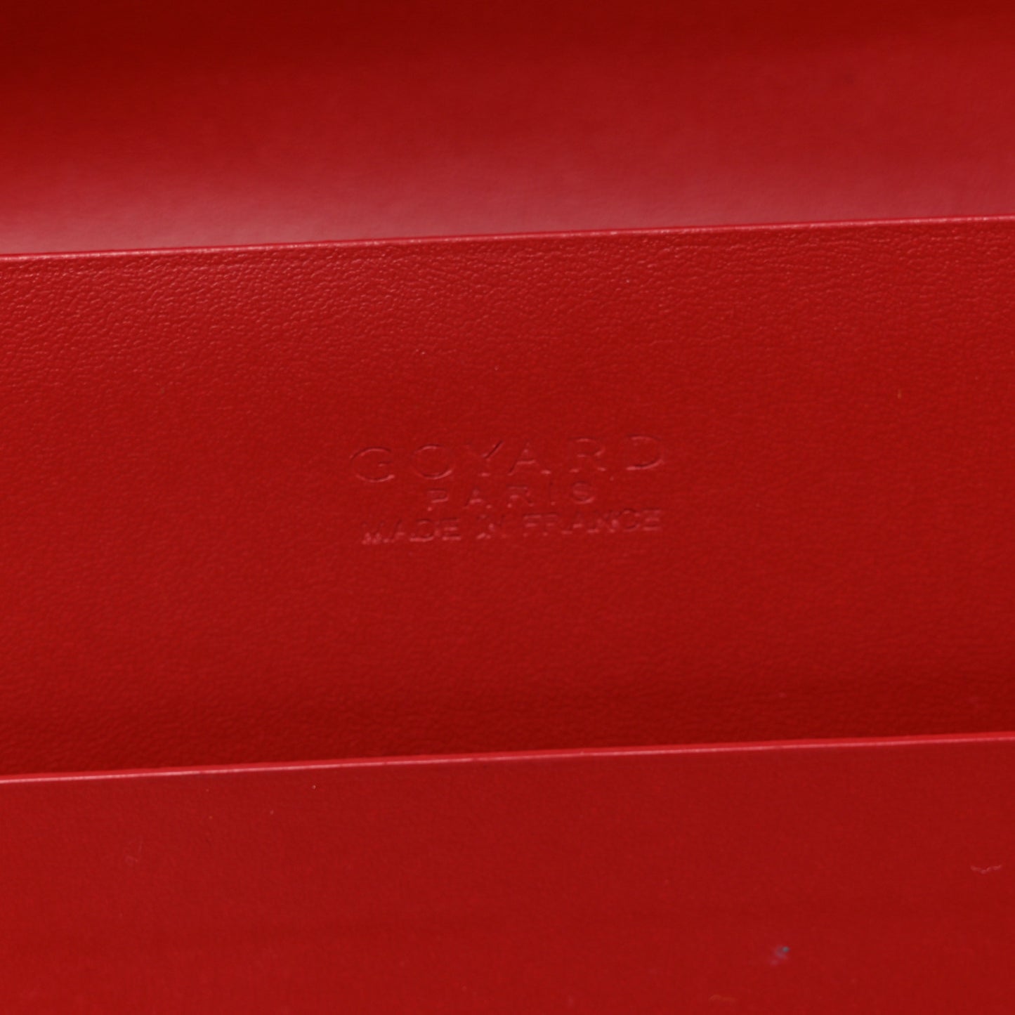 Goyardine Richelieu Wallet Red