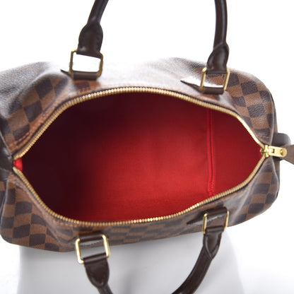 Louis Vuitton Damier Ebene Speedy 30 5 of 9