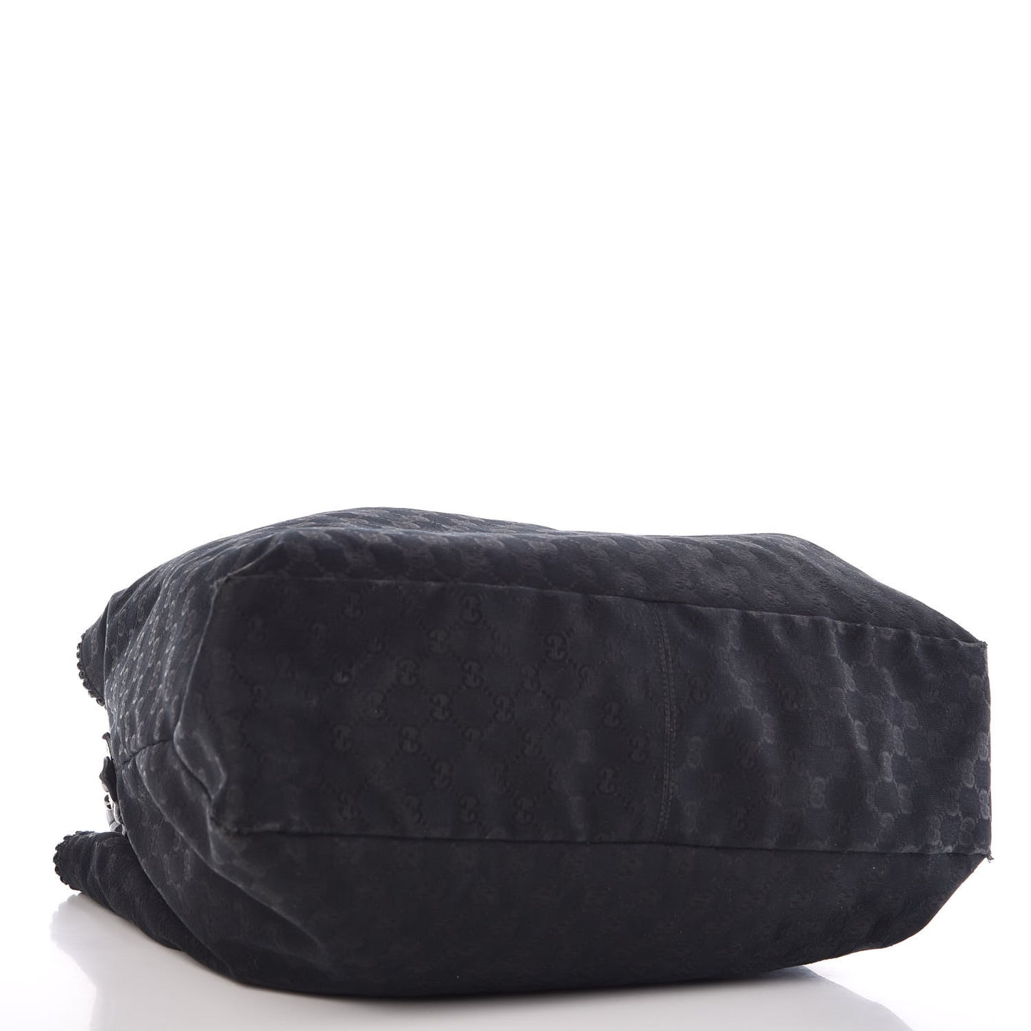 Monogram Large Horsebit Chain Hobo Black