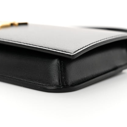 Saint Laurent Smooth Calfskin Monogram Phone Holder Crossbody Black 10 of 11
