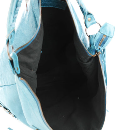 Balenciaga Chevre Classic Hardware Day Hobo Aquamarine 5 of 8