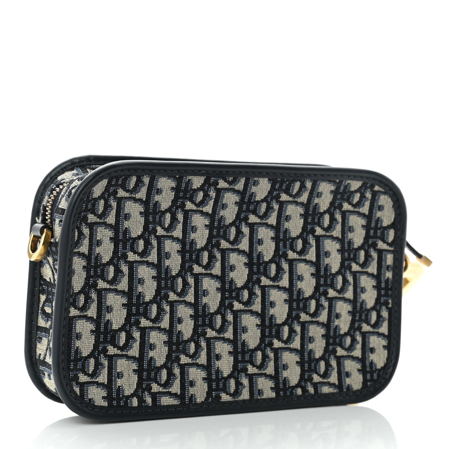 Christian Dior Oblique Diorquake Clutch Blue 4 of 9
