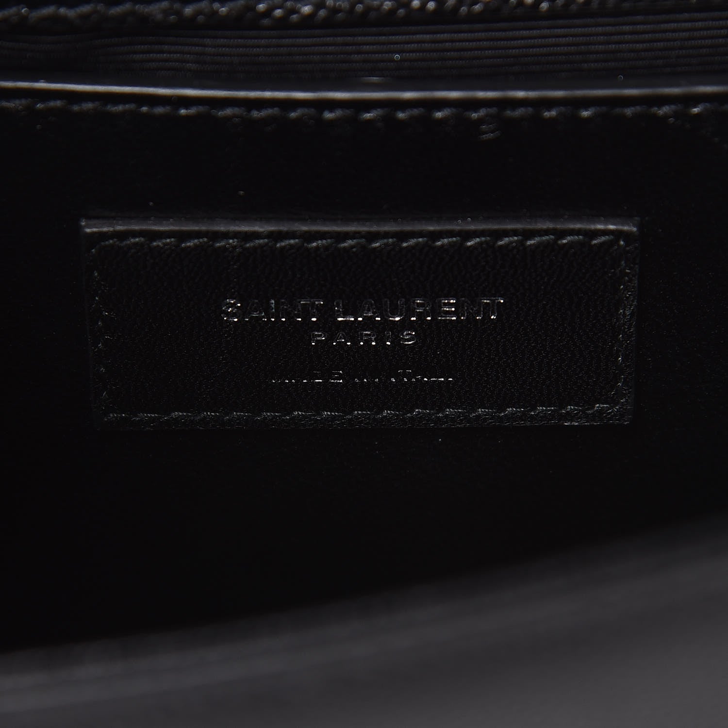 Saint Laurent Grain De Poudre Small Monogram Kate Satchel Black 7 of 10