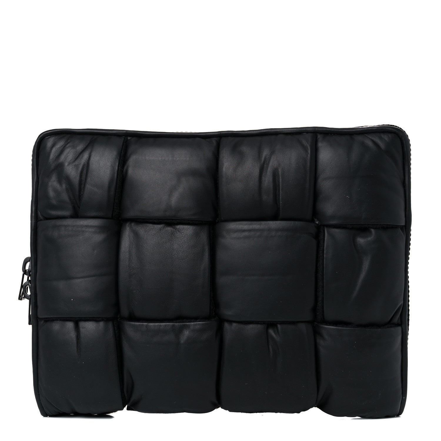 Bottega Veneta Calfskin Maxi Intrecciato Puffy Laptop Pouch Camping 1 of 9
