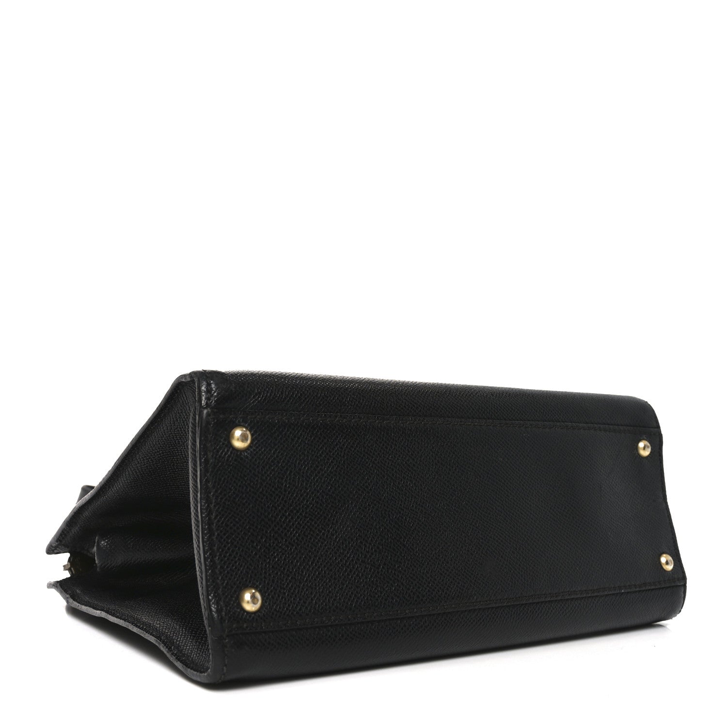 Chanel Grained Calfskin Logo Shoulder Bag Black 4 of 10