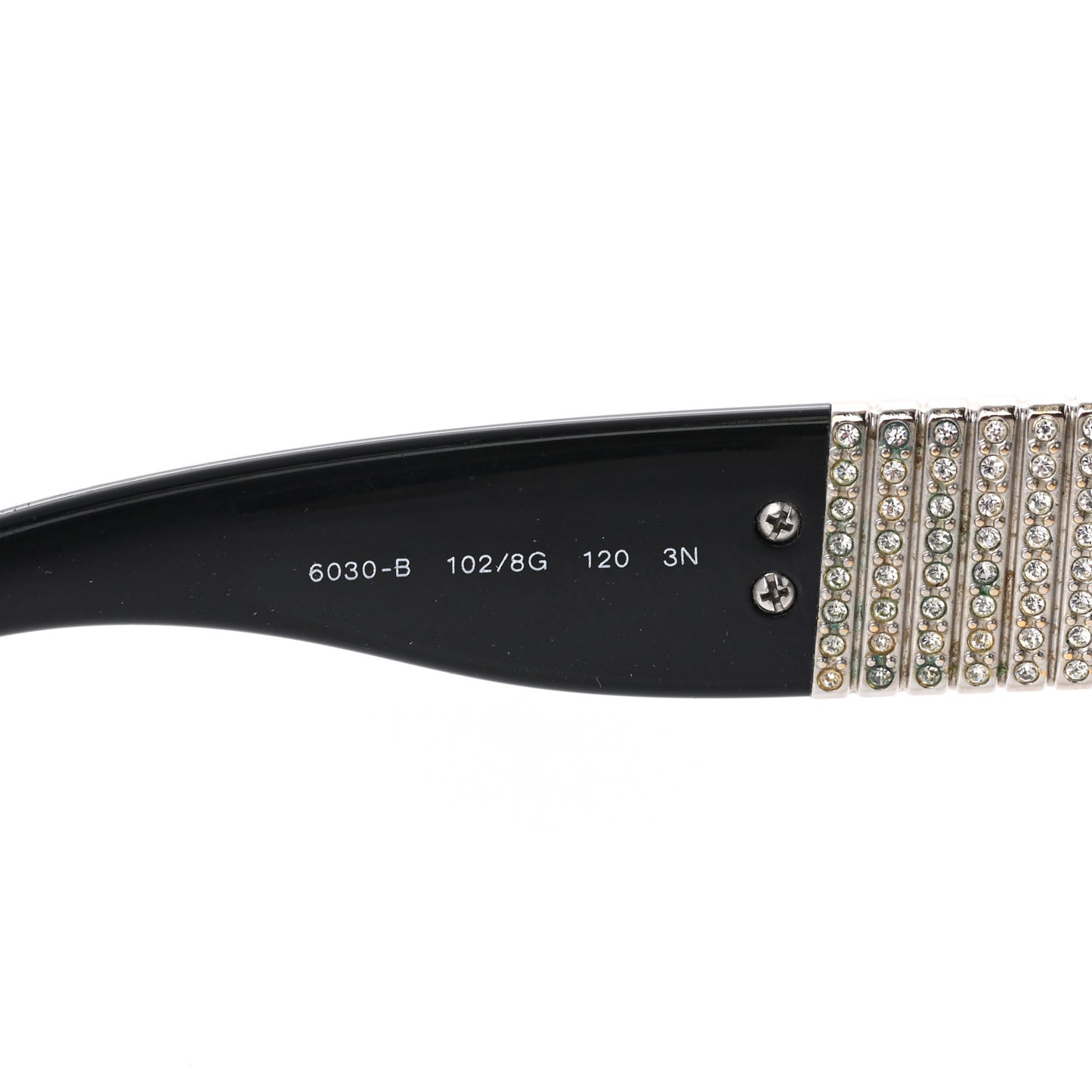 BVLGARI Crystal Sunglasses 6030-B Black